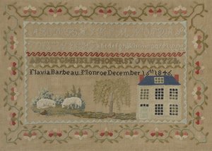 サンプラー 作： Flavia Maria Barbeau