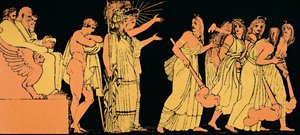 出発する怒り、1880 作： Flaxman