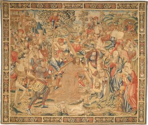 カルバリーへの行列 作： Flemish 16th Century