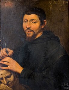 トレパン手術を行うクレリック 作： Flemish School