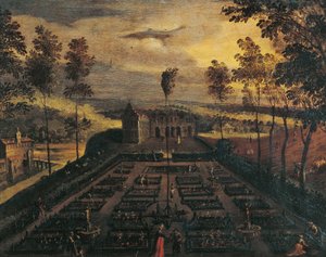 イタリアンガーデン 作： Flemish School