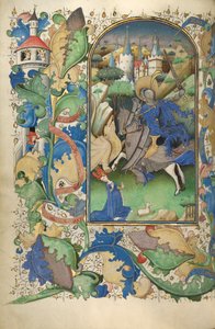 時の書、1450-55年（羊皮紙にテンペラ、金箔、インク）
