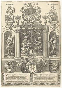 聖ルカのアントワープギルドの紋章 作： Flemish School