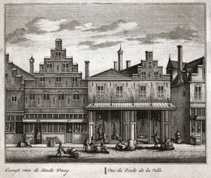 オランダ、デルフト(エングレーヴィング 作： Flemish School