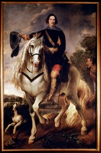 船長とモーリッシュ・ページの肖像（油彩・キャンバス、1635年頃 作： Flemish School