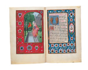ロスチャイルド時間帳、ゲントまたはブルージュのフォリオ、1505年頃 作： Flemish School