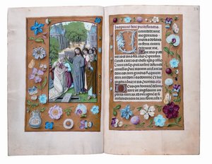 ロスチャイルド時間帳、ゲントまたはブルージュのフォリオ、1505年頃 作： Flemish School