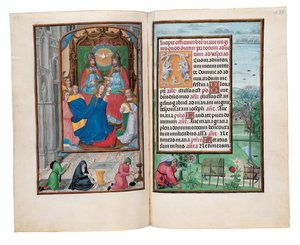 ロスチャイルド時間帳、ゲントまたはブルージュのフォリオ、1505年頃 作： Flemish School