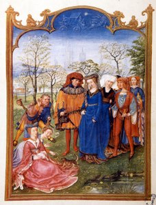 ブレヴィア・グリマーニの田舎での結婚生活 作： Flemish School