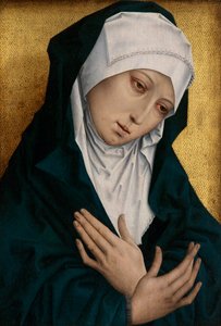 Mater Dolorosa (パネルに油彩)
