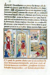 Ms 240 fol。247 Wordly Things、Le Miroir dHumilite、Jean de Gerson（1363-1429）1462 作： Flemish School