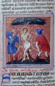 レジェンダアウレアからの世代1111ページ、ブルージュ、c.1400-10 作： Flemish School