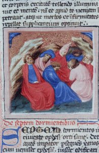 レジェンダアウレアからの世代1111ページ、ブルージュ、c.1400-10 作： Flemish School