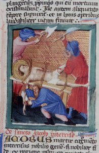 レジェンダアウレアからの世代1111ページ、ブルージュ、c.1400-10 作： Flemish School