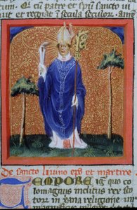 レジェンダアウレアからの世代1111ページ、ブルージュ、c.1400-10 作： Flemish School