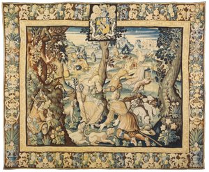 神話のタペストリー、1600-50 作： Flemish School
