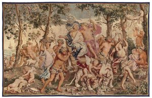 神話のタペストリー、17世紀後半 作： Flemish School