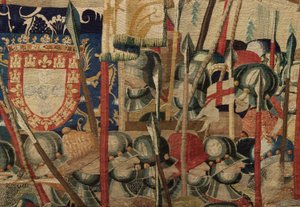 タペストリーの教区博物館 (Pastrana Parish Museum of Tapestry)。 フランダースのタペストリー。 Arzila への着陸 (Arzila、Desembarco、Arzila への着陸)。 シリーズ ポルトガル王アルフォンソ 1 世の征服 (ポルトガル王アルフォンソ 5 世の征服)。 トーナメント。 ウール