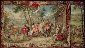 略奪、ミリタリーサイエンスシリーズ、ワークショップジュドクスデヴォス、c.1715-24 作： Flemish School