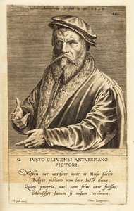 アントワープで活躍したフランドルの画家、ヨース・ファン・クレーヴの肖像（1485-1540年頃 作： Flemish School