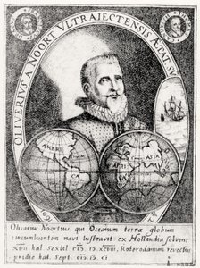 42歳のオリバー・ノート（1558-1627）の肖像