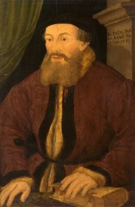 男の肖像、1551 作： Flemish School