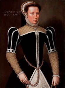 女性の肖像画、1556