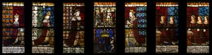 1480年頃のエドワード4世のロイヤルファミリー（その場で）（ステンドグラス 作： Flemish School