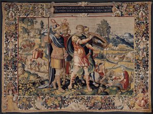 ハンニバルの歴史、1570年頃（タペストリー） 作： Flemish School
