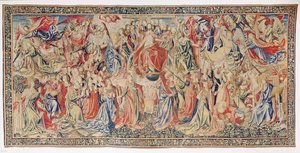 最後の裁き：人間の贖い、ブリュッセルワークショップ、15-16世紀 作： Flemish School