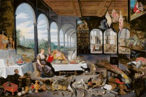 O Sentido do Gosto (óleo sobre madeira) 作： Flemish School