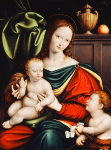 聖母子 作： Flemish School