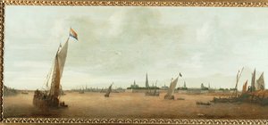 ベルギー、アントワープの眺め ... 作： フランドルの学校
