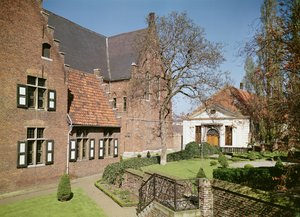 修道院、食堂、寮の眺め（208606、375105、375106、375107も参照） 作： Flemish School