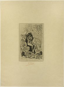 Rimes de Joieの口絵 作： Félicien Rops