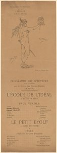 理想の学校、Le Petit Eyolf、1895。 作： Félicien Rops