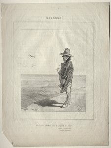 Ostend (神の眼差しの下、海に一人で!) 作： Félicien Rops