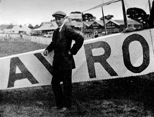 空中ダービー：アブロのパイロット、FPレインハム氏、1913年1934年。