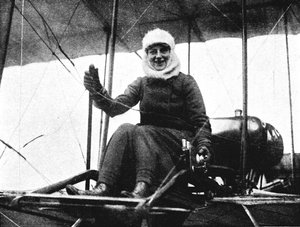 2人目のイギリス人女性パイロット：ファーマン複葉機のミセスドボーヴォワールストック、1931 1933