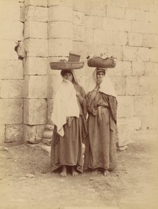 パレスチナ、シロエの女性たち 作： Félix Bonfils