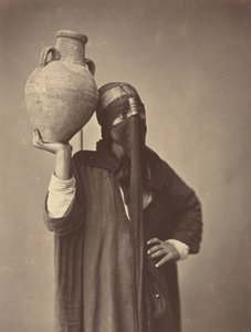 カイロの水運搬人、c。 1870年。 作： Félix Bonfils