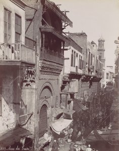 カイロ通り、1870年代。 作： Félix Bonfils