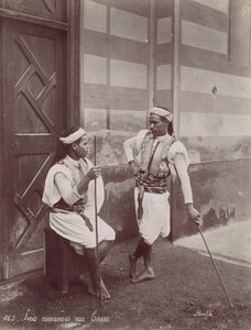 1870 年代のカイロのランナーを知っています。 作： Félix Bonfils