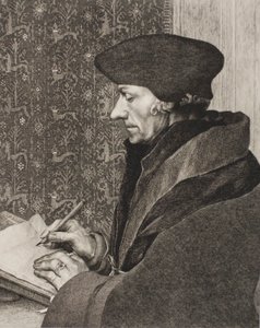 エラスムス 作： Félix Henri Bracquemond