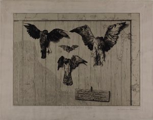 ドア上部 作： Félix Henri Bracquemond
