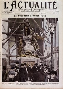 バリヤスによるヴィクトル・ユーゴーの記念碑の落成式（1月17日、パリ 作： Félix Joseph Barrias