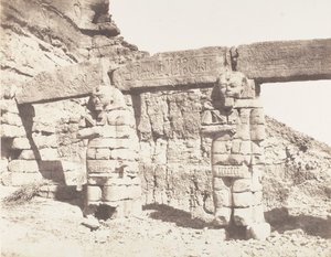 Djerf-Hocein Tutzis、Hemi-Spéos、外部党の巨像、1851-52、1853-54 を印刷。