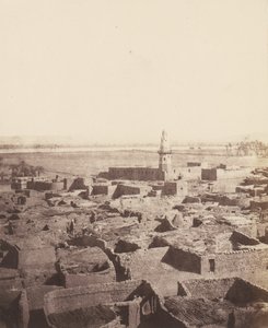 エドフ、Py の中央プラットフォームから見た都市の一般的な側面...、1851-52 年、1853-54 年に印刷。