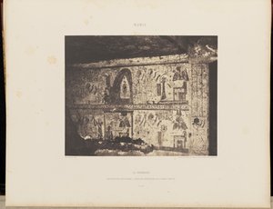 エル・フールジェハイポジア建築 - 左壁の内壁画 作： Félix Teynard