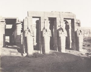 Gournah Thebes、Palais Dit le Memnonium、1851-52 年、1853-54 年に印刷。